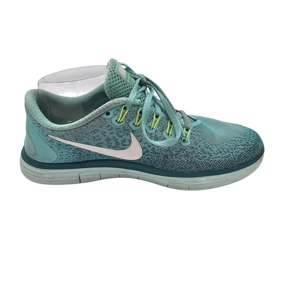 Nike Free RN Distance Shoes Womens Size 7.5 Blue Running Sneakers 827116-307